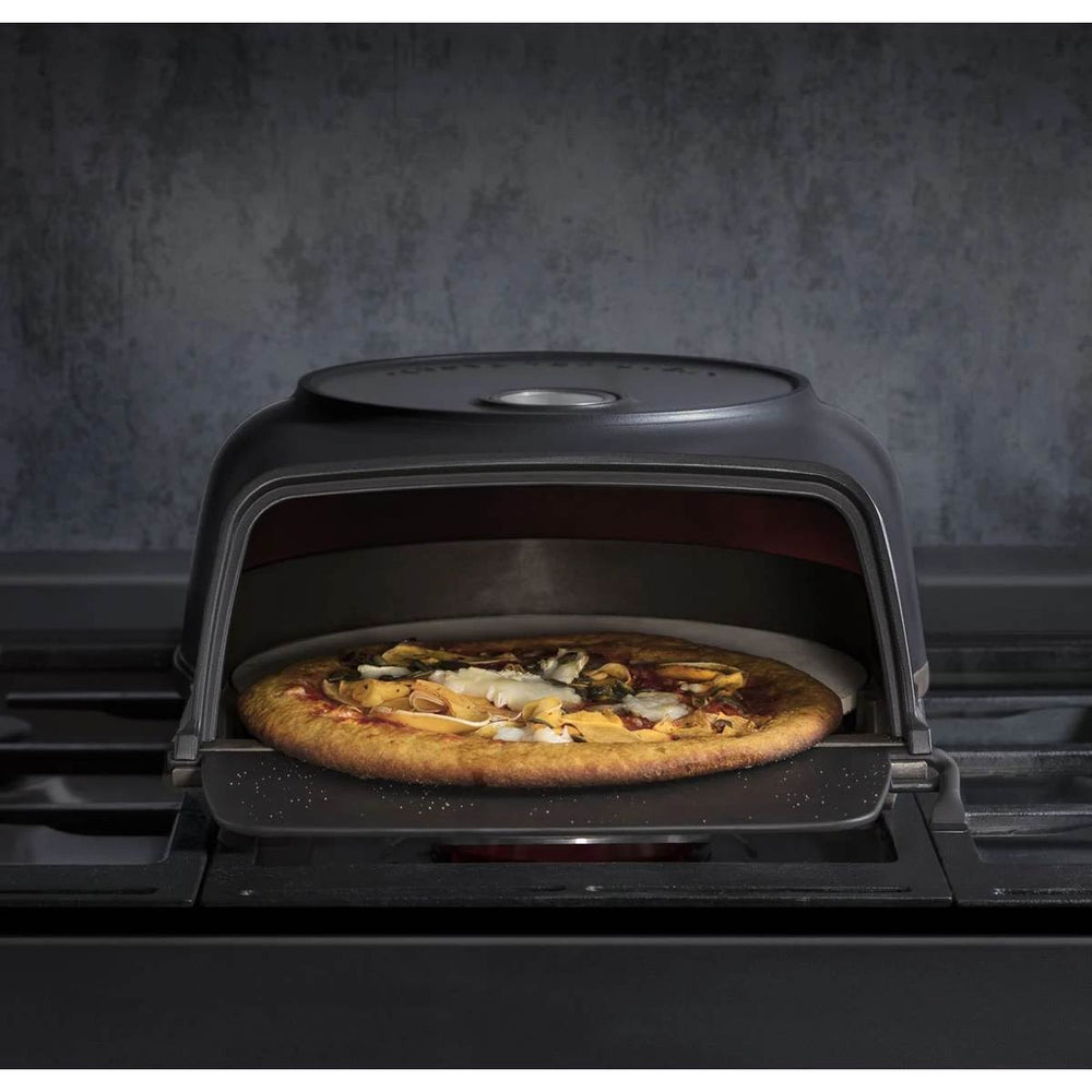 Four à pizza Fernus &amp; Friends - pour cuisinière - noir mat - pour pizzas ø 26 cm