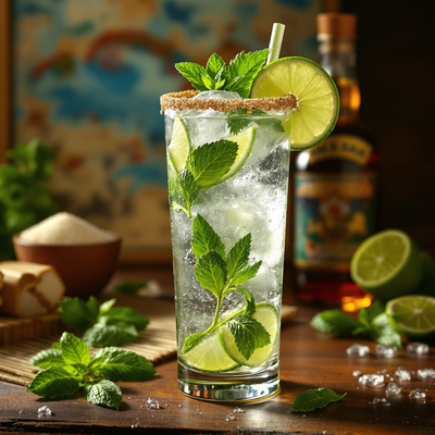 Authentieke Cubaanse Mojito Cocktail