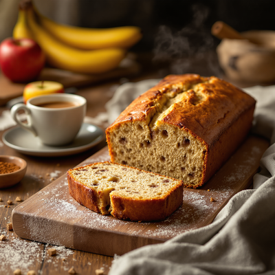  Bananenbrood met appel