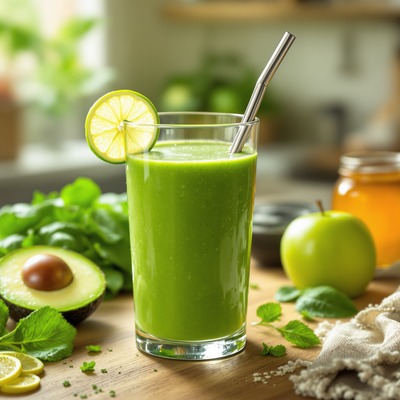 Gezonde groene smoothie