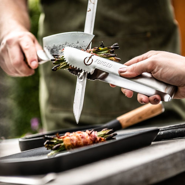 Forged Serveertangen Churrasco - RVS - 4 stuks