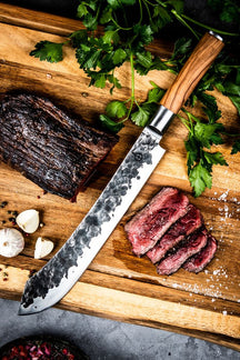 Forged Slagersmes Olive 25.5 cm