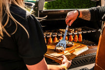 Forged Spatel BBQ - Olijfhout / Staal