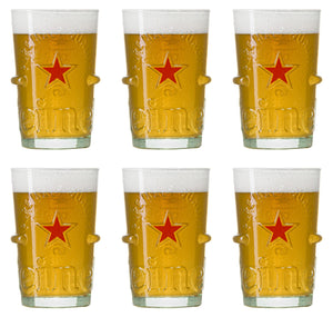 Heineken Bierglazen Silver - 250 ml - 6 stuks