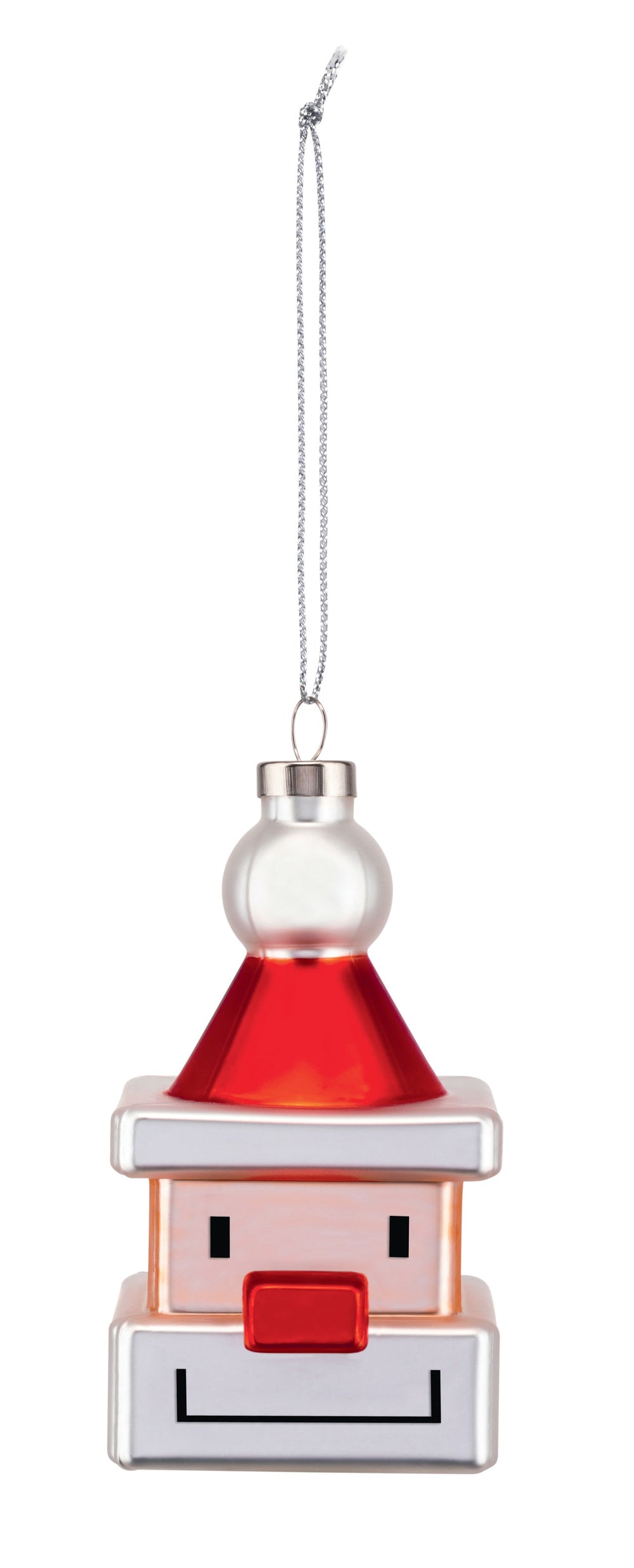 Alessi Kerstbal Le Palle Quadrate - Santa Cube - GJ02/1 - door Marcello Jori