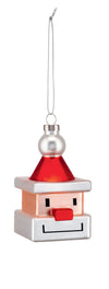 Alessi Kerstbal Le Palle Quadrate - Santa Cube - GJ02/1 - door Marcello Jori