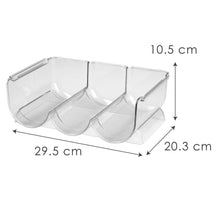 Ghidini Wijnrek / Wijnfleshouder voor 3 Flessen - Kunststof - Stapelbaar - Uitbreidbaar