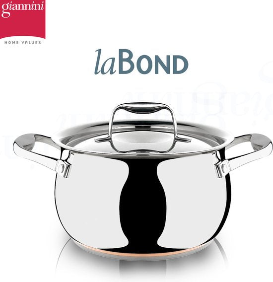 Cocotte Giannini avec Couvercle - LaBond - Ø 19,5 cm / 3,4L