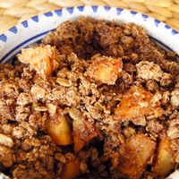 Glutenvrije apple crumble