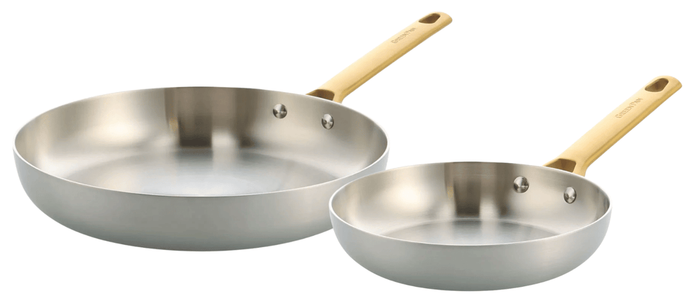 GreenPan Pannenset Padova Reserve 5-delig - Triply - Kookpan ø 20, 24 cm, Steelpan ø 18 cm & Koekenpan ø 20 & 28 cm