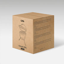 GrillX Kamado BBQ - 13 Inch - Inclusief Opberghoes - Barbecue Egg - Houtskool Barbecue - Zwart - Ø 27 cm