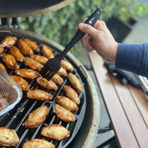 Cookinglife Grill BBQ Kwasten / Bakkwasten - Siliconen - 2 stuks - 21 & 25 cm