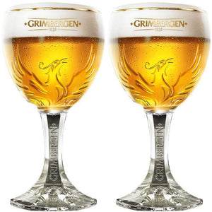 Grimbergen Bierglazen Op Voet 250 ml - 2 stuks