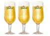 Grolsch Verres à Bière sur Pied Classic - 250 ml - 3 pièces