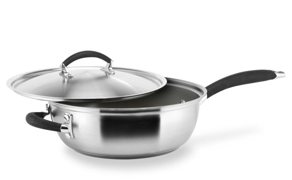 Habonne Casserole Ecovite Forte - inox - ø 26 cm - revêtement antiadhésif céramique