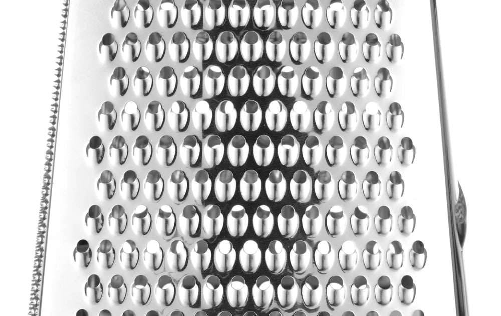 Hendi Rasp - Torenrasp vierzijdig met opvangbak - RVS - 15 x 13 x 31 cm