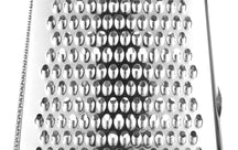 Hendi Rasp - Torenrasp vierzijdig met opvangbak - RVS - 15 x 13 x 31 cm