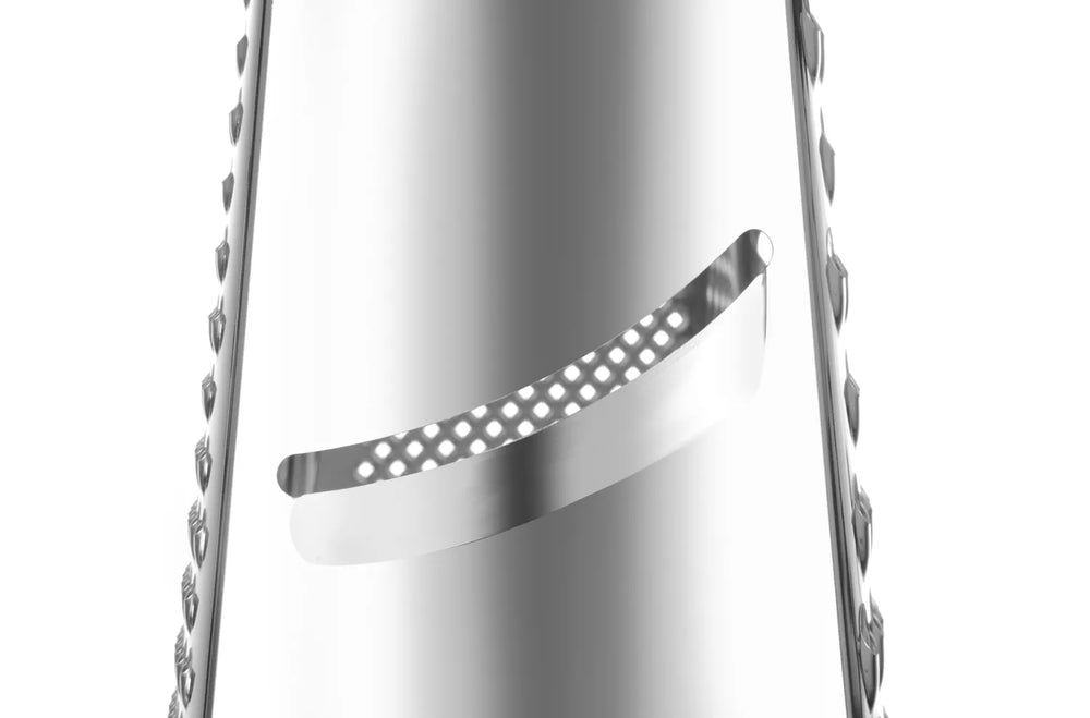 Hendi Rasp - Torenrasp vierzijdig met opvangbak - RVS - 15 x 13 x 31 cm