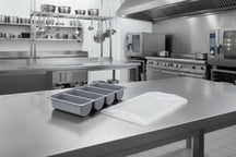 Hendi Bestekbak - 4-Vaks GN 1/1 - Grijs