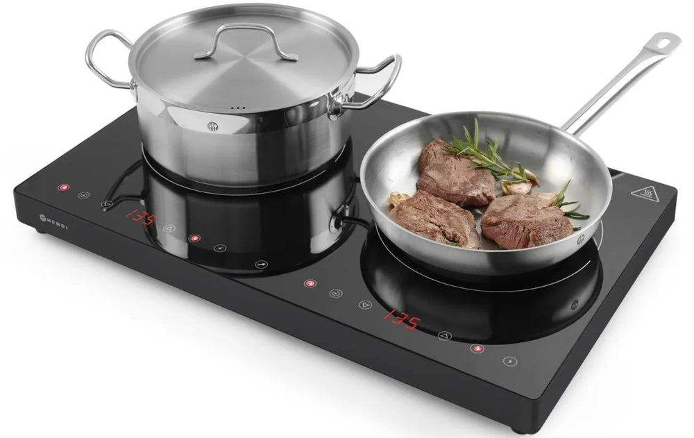 Hendi Dubbele inductiekookplaat - Kitchen Line - 3500 W