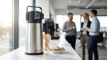 Hendi Thermoskan met Pomp - Pompkan - Isoleerkan - 2.2 Liter