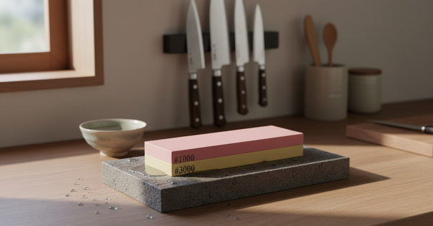 Hendi Wetsteen - Japanse Slijpsteen - Naniwa - Korrelgrootte 1000/3000