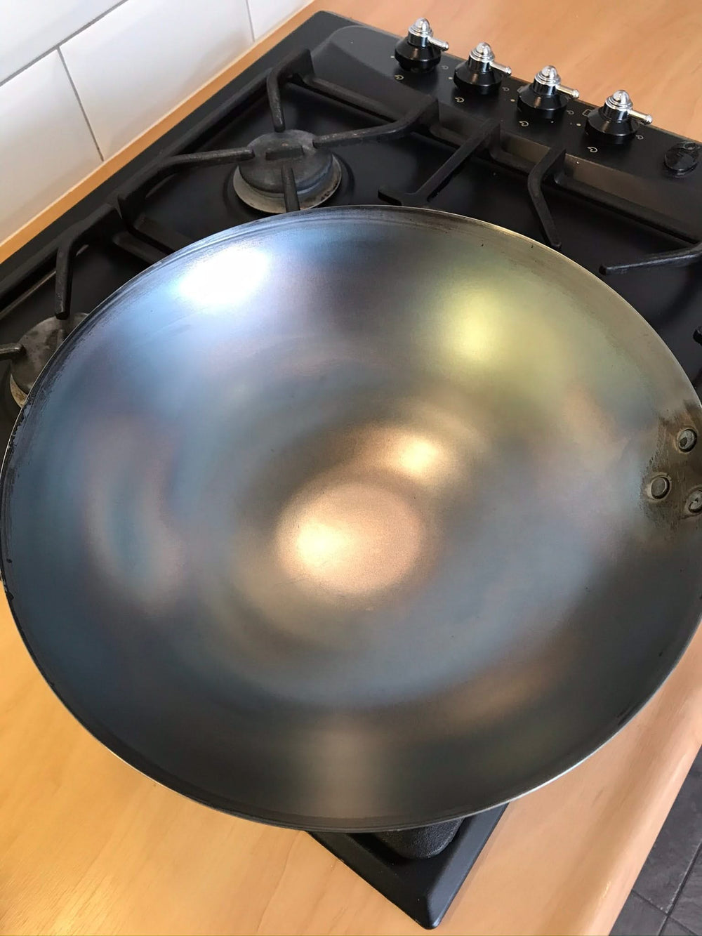 Cookinglife Wokpan Voccelli - Plaatstaal - ø 30 cm - zonder anti-aanbaklaag