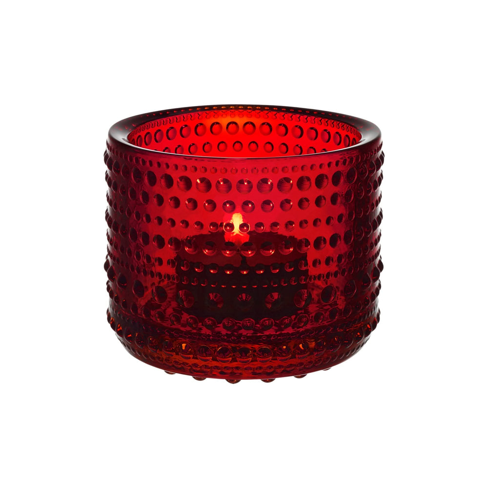 Iittala Photophore Kastehelmi Canneberge Rouge