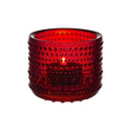 Iittala Waxinelichthouder Kastehelmi Cranberry Rood