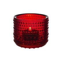 Iittala Photophore Kastehelmi Canneberge Rouge