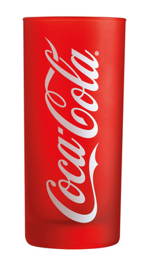 Coca Cola Glazen - Longdrinkglazen - Frisdrankglazen - Frozen - Rood 270 ml - 6 Stuks