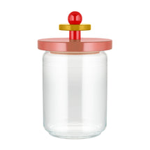 Bocal de Rangement Alessi Twergi - ES16/100 2 - Rose - ø 12 cm / 1 Litre - par Ettore Sotsass