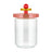 Bocal de Rangement Alessi Twergi - ES16/100 2 - Rose - ø 12 cm / 1 Litre - par Ettore Sotsass