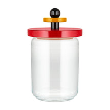 Pot de stockage Alessi Twergi - ES16/100 - Rouge - ø 12 cm / 1 litre - par Ettore Sotsass