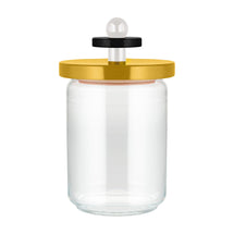 Bocal de Rangement Alessi Twergi - ES16/100 1 - Jaune - ø 12 cm / 1 Litre - par Ettore Sotsass