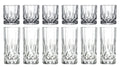 Ensemble de verres Jay Hill (verres à cocktail et verres long drink) Moray - 12 pièces