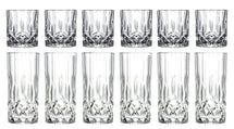 Ensemble de verres Jay Hill (verres à cocktail et verres long drink) Moray - 12 pièces