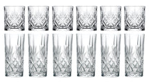 Ensemble de verres Jay Hill (verres à cocktail et verres long drink) Moy - 12 pièces