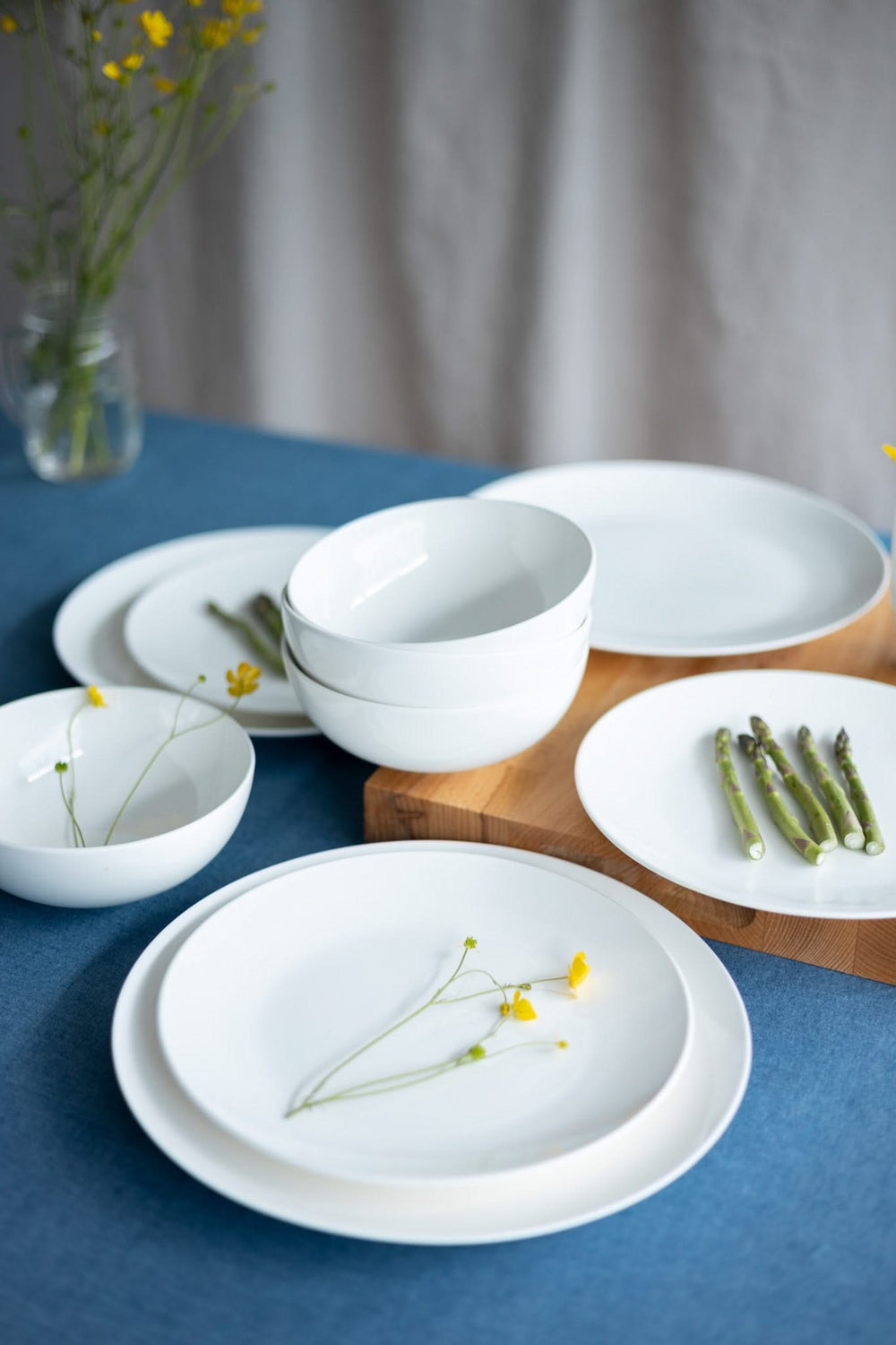 Assiettes de dîner Jay Hill Saba ø 27 cm - Porcelaine New Bone - 4 pièces