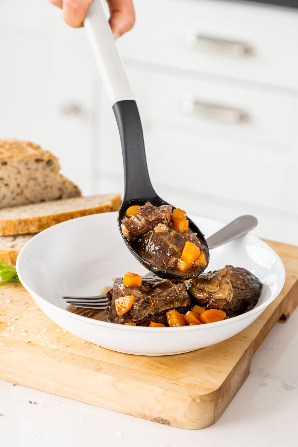 KitchenAid Opscheplepel Classic Porselein Wit 34 cm