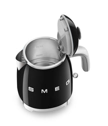 SMEG Waterkoker Mini - 1400 W - zwart - 800 ml - 3 kops - KLF05BLEU