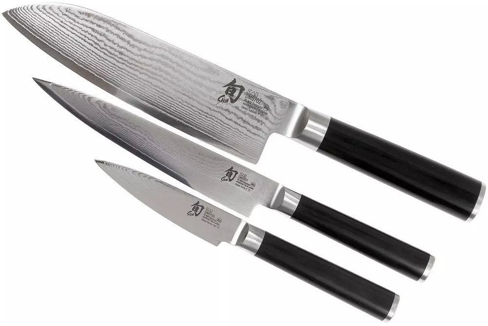 Kai Messenset Shun Classic (Officemes + Universeel Mes + Santoku Mes) 3-delig - DMS-310