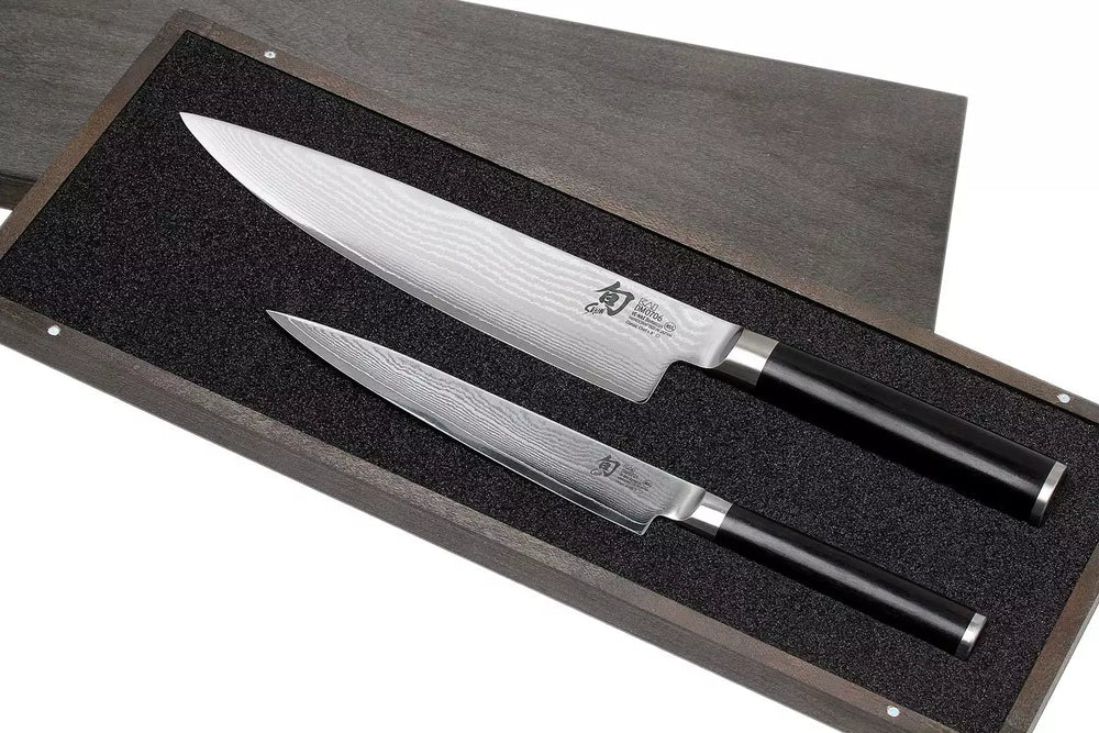 Set de couteaux Kai Shun Classic (couteau universel + couteau de chef) 2 pièces - DMS-220