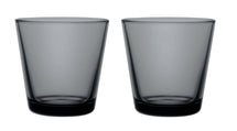 Iittala Verres Kartio Gris Foncé 210 ml - 2 Pièces