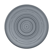 Iittala Assiette à pizza / Sous assiette Kastehelmi Gris foncé ø 31,5 cm