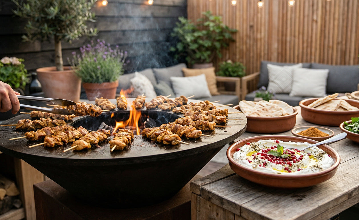 Kruidig, sappig en perfect in balans met friszuur romige labneh — comfort food met een verfijnde twist