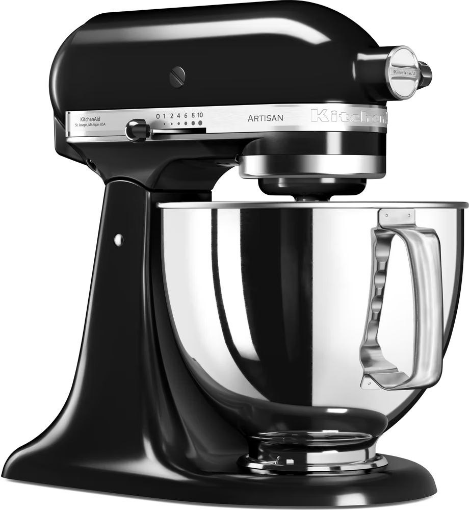 KitchenAid Keukenmachine Artisan - kantelbare kop - Onyx Zwart - 4.8 liter - 5KSM125EOB