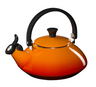 Le Creuset Bouilloire Sifflante Zen - Orange Rouge - 1,5 litres - compatible induction -