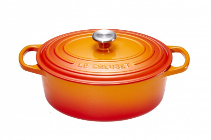 Le Creuset Cocotte Signature - Ovale - Orange-rouge - ø 27 cm / 4,1 litres