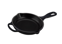 Le Creuset Skillet Signature - Mat Zwart - ø 16 cm - geëmailleerde anti-aanbaklaag